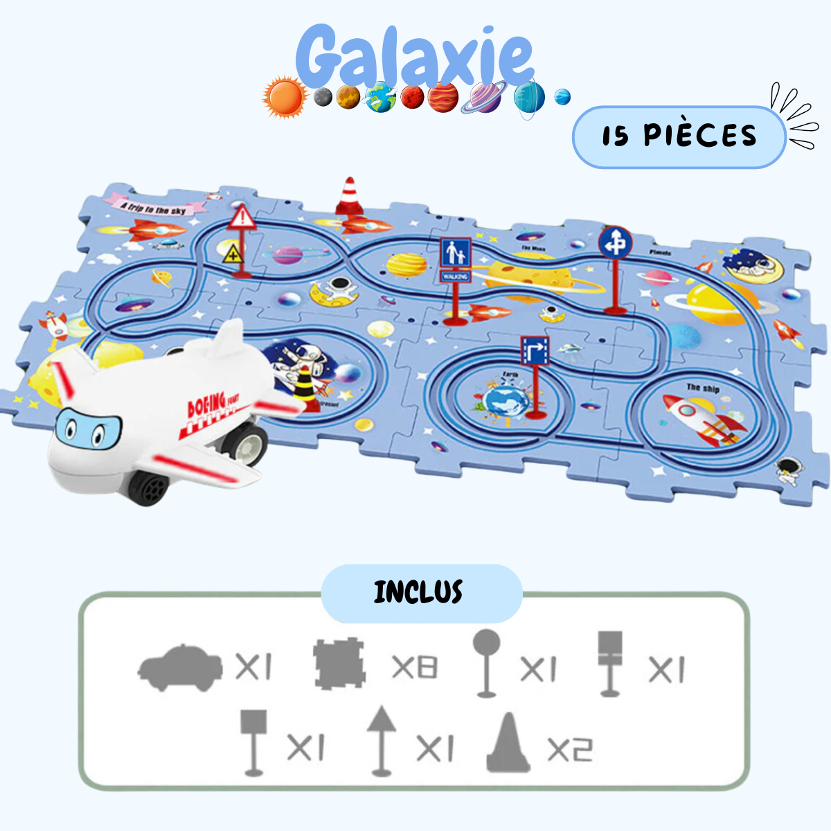 PuzzleVroum™ : Le circuit à assembler qui fait rêver les petits pilotes 🚗🧩