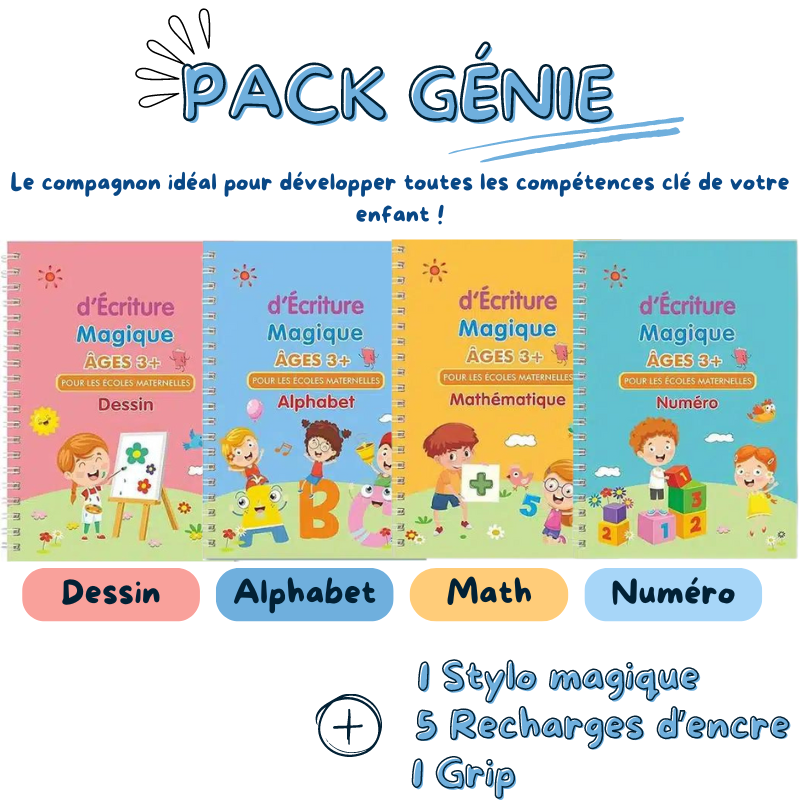 Cahiers Magiques d'entraînement à l'écriture manuscrite