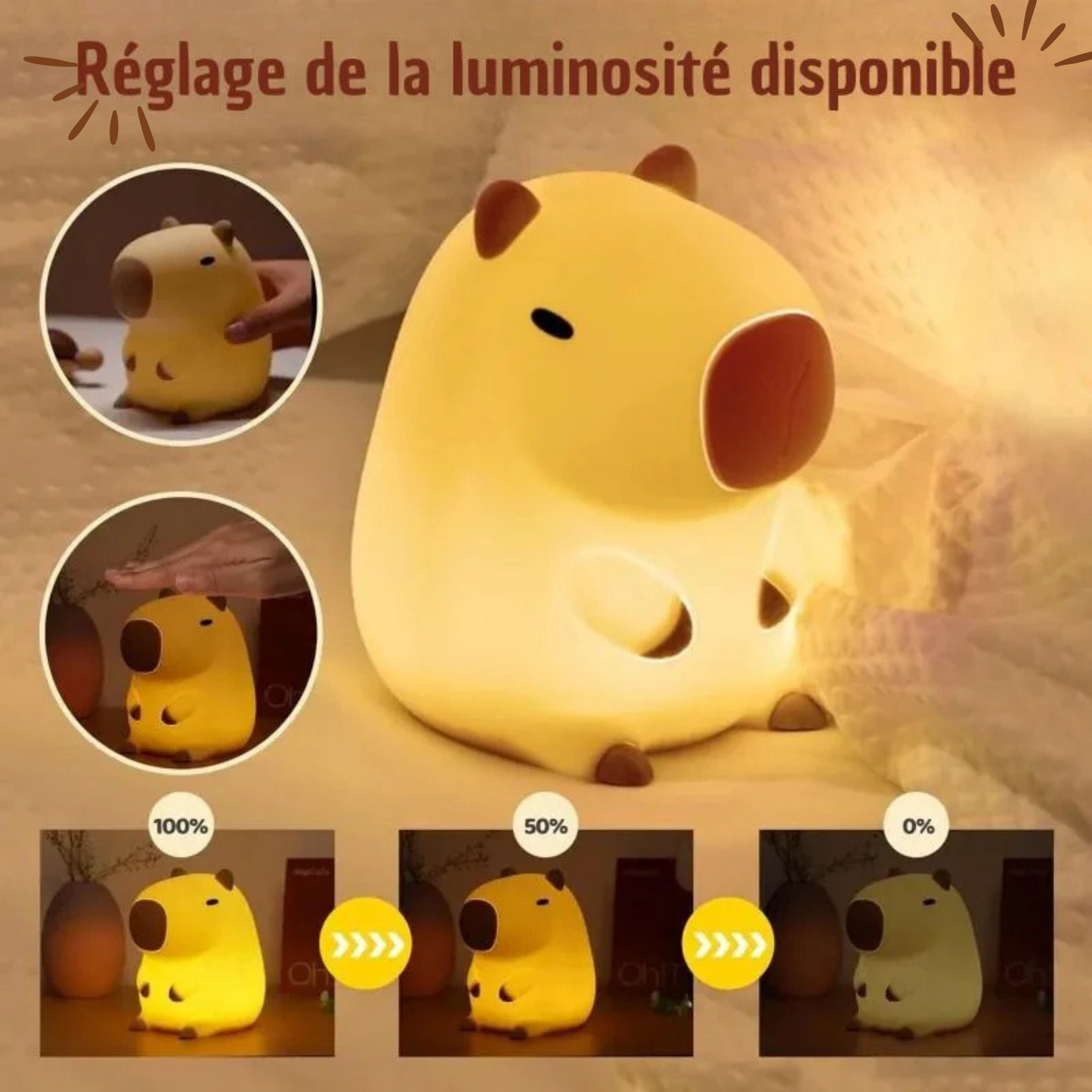 LumiLeo™ - La Lampe Capybara LED Magique