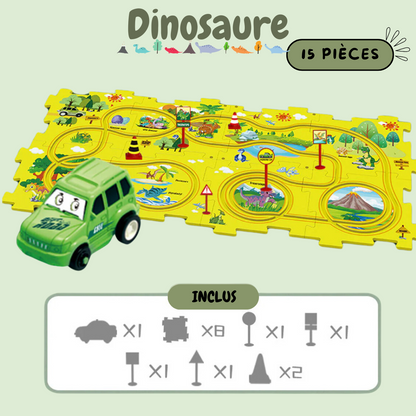PuzzleVroum™ : Le circuit à assembler qui fait rêver les petits pilotes 🚗🧩