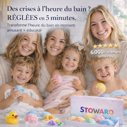 Fini les batailles au moment du bain
