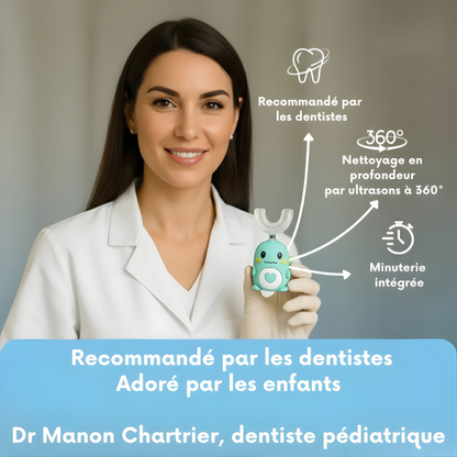 LeoBrosse - Brosse à dents 360° pour enfants